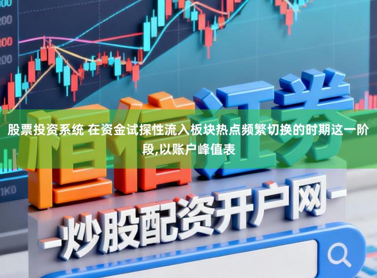 股票投资系统 在资金试探性流入板块热点频繁切换的时期这一阶段,以账户峰值表