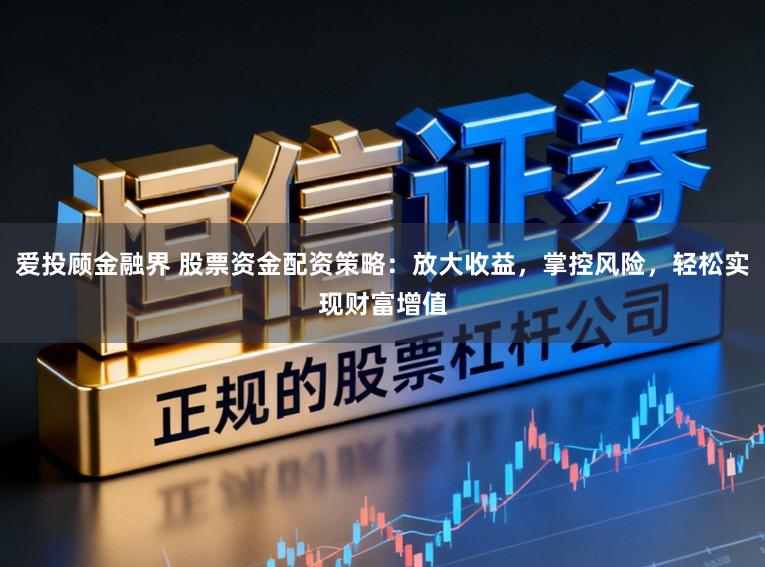 爱投顾金融界 股票资金配资策略：放大收益，掌控风险，轻松实现财富增值